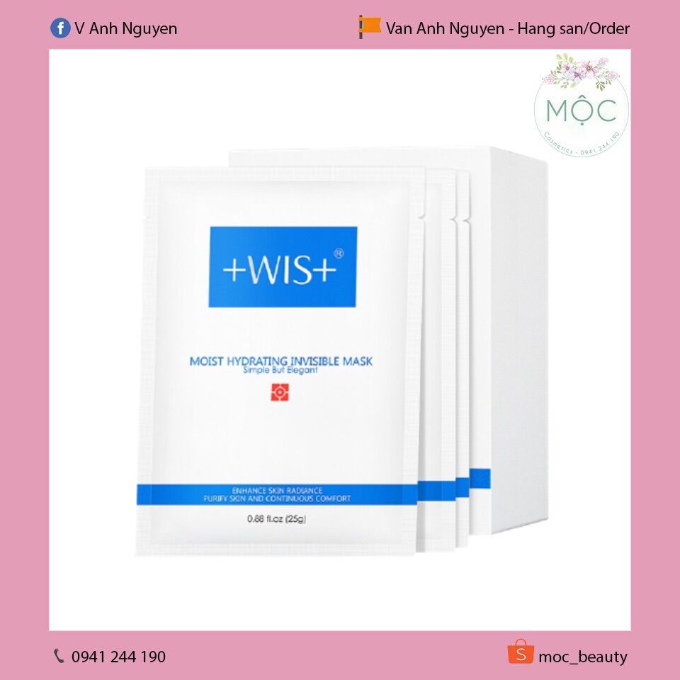 Mặt nạ dưỡng ẩm wis - 12m, 24m