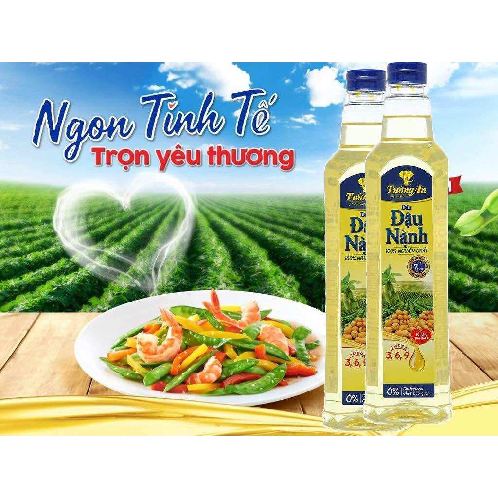Dầu đậu nành 100% nguyên chất Tường An