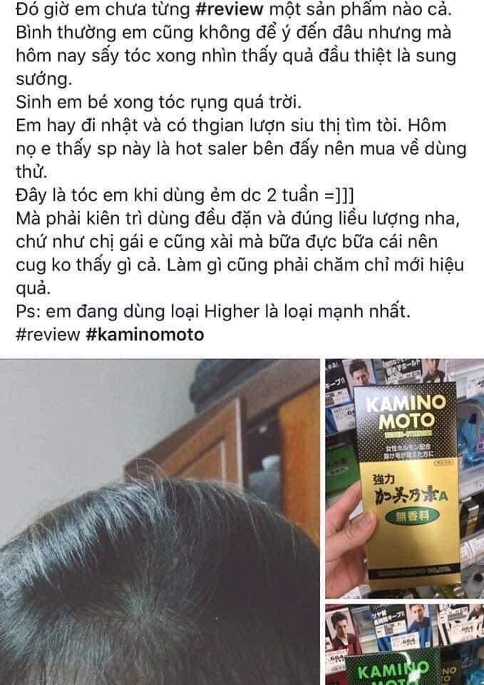 Tinh chất mọc tóc Kaminomoto 200ml Nhật Bản