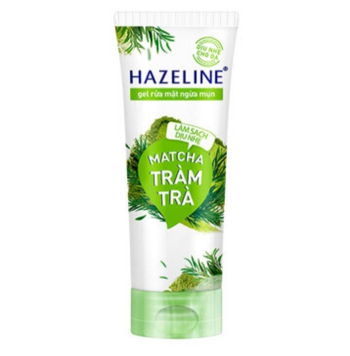 Sữa Rửa Mặt ngừa mụn Hazeline Matcha Trà Tràm 100g