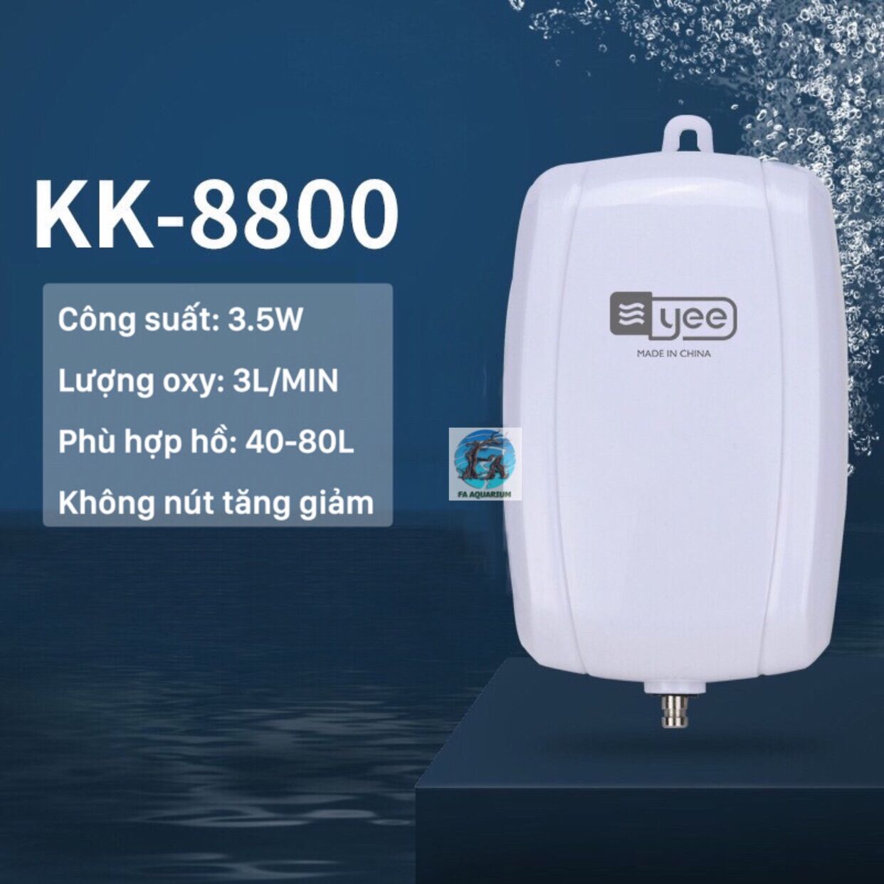 Máy sủi oxy siêu êm Yee