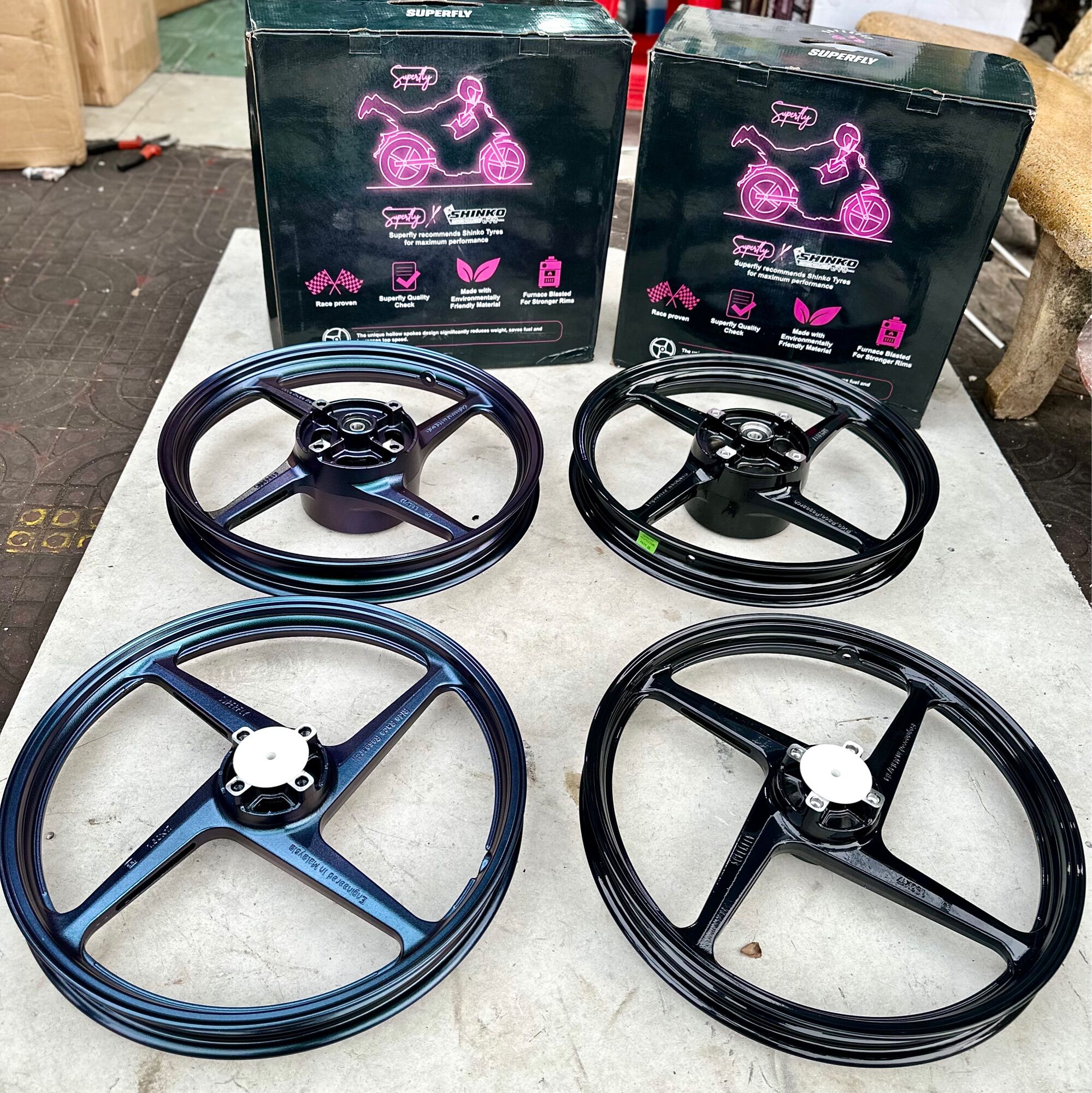 Mâm 4 Cây Superfly Malaysia Ex150 Win