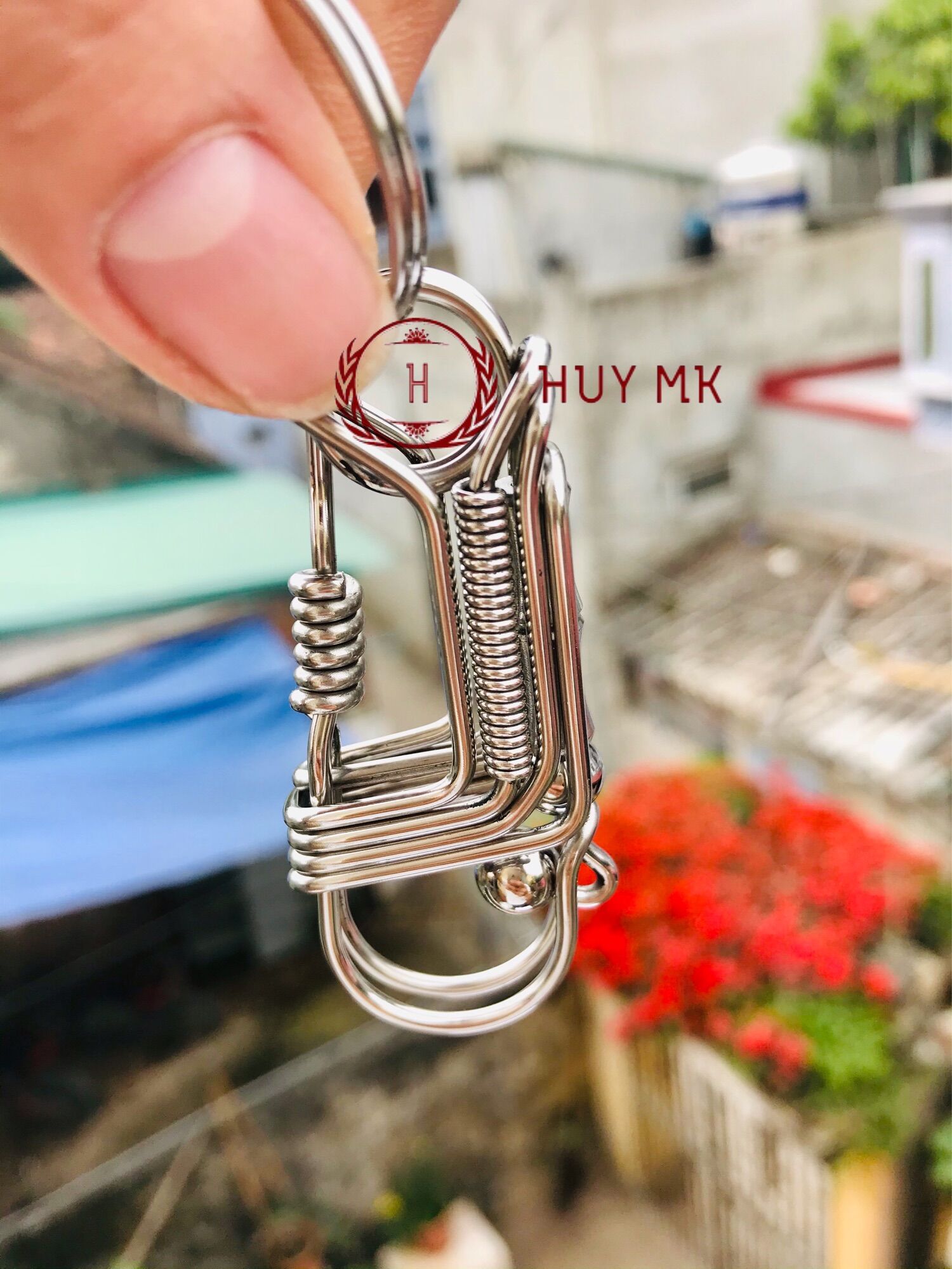 móc khóa thủ công TRÚC QUÂN TỬ