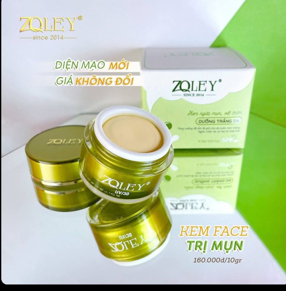 Kem zoley màu xanh 10g