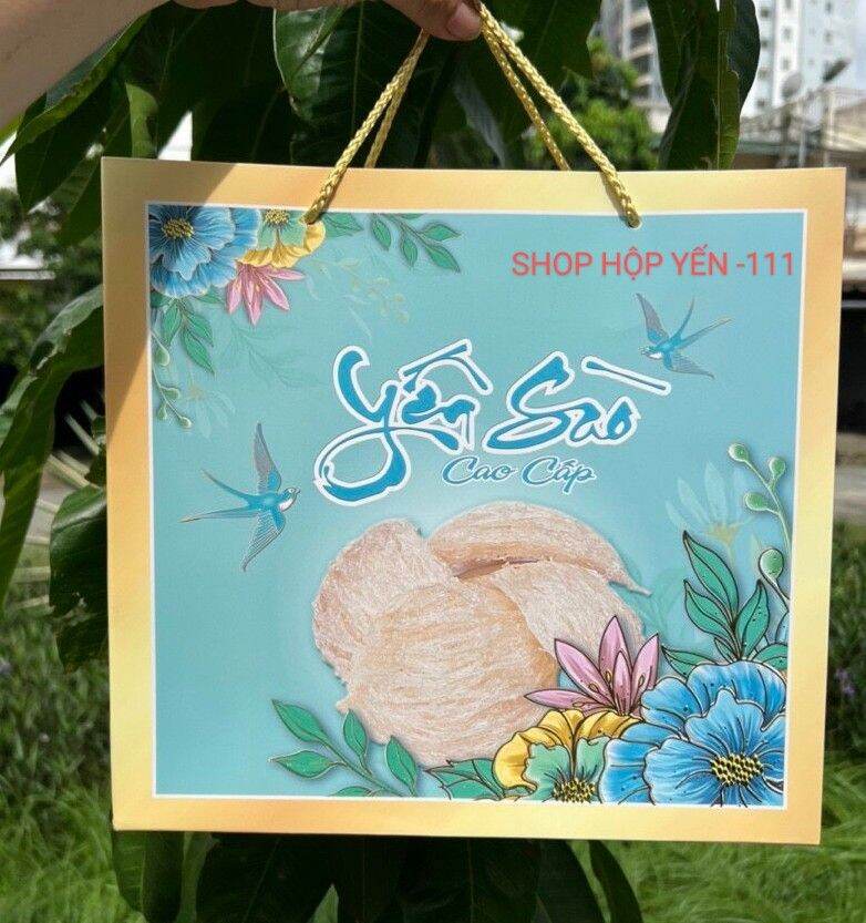 TÚI ĐỰNG YẾN SÀO CAO CẤP 100gr ( ÉP KIM)