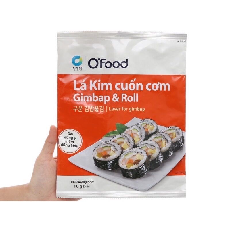Lá rong biển cuộn cơm 10g O'Food