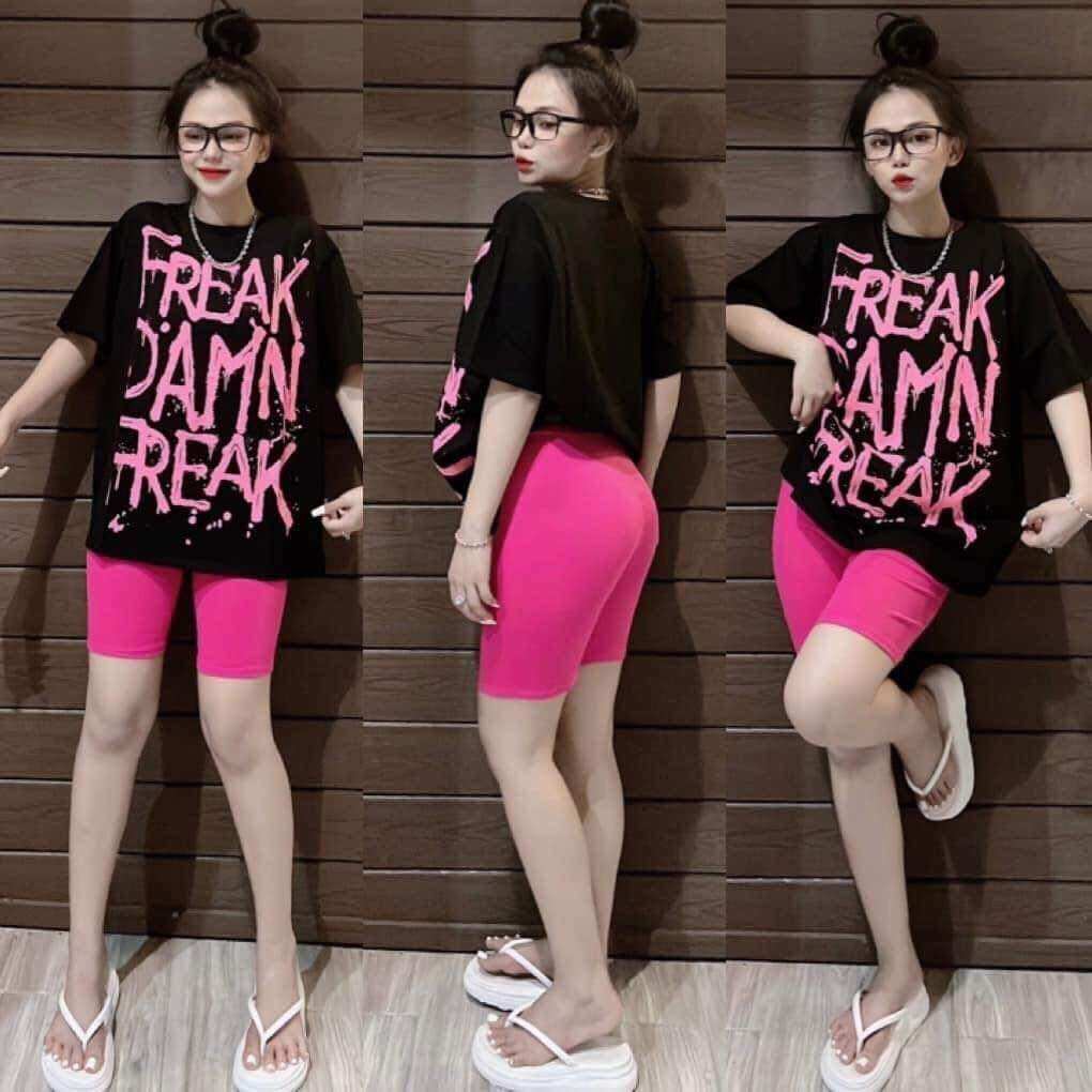 Bộ thun fom rộng tay lỡ chữ in full size 45-85kg