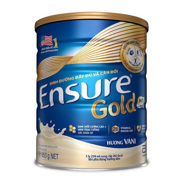 sửa bột Ensure Gold