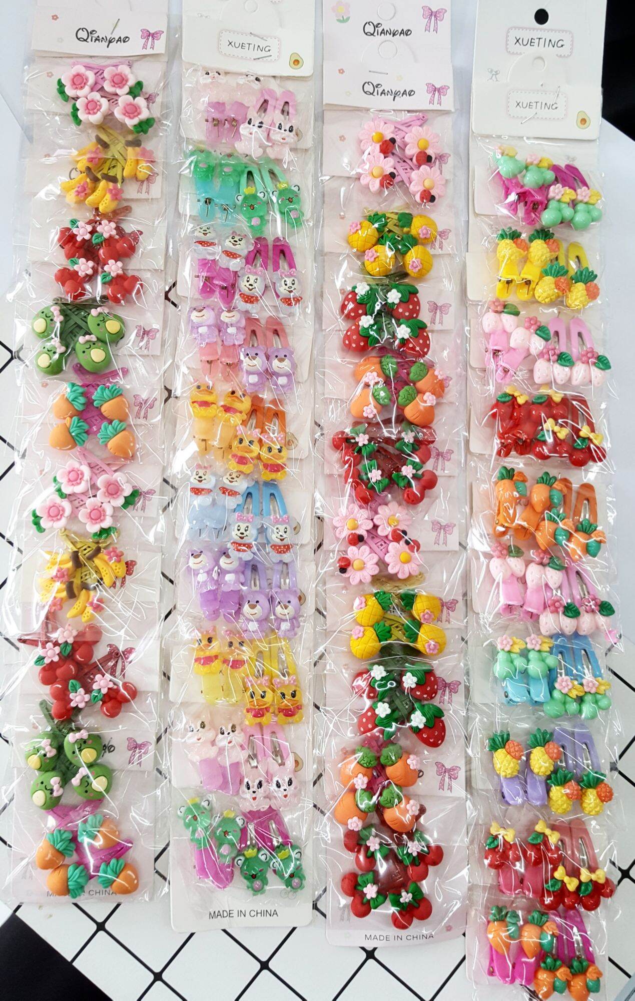 (GIÁ SỈ) COMBO 10 SET KẸP TÓC CHO BÉ ĐỦ MÀU ĐỦ KIỂU