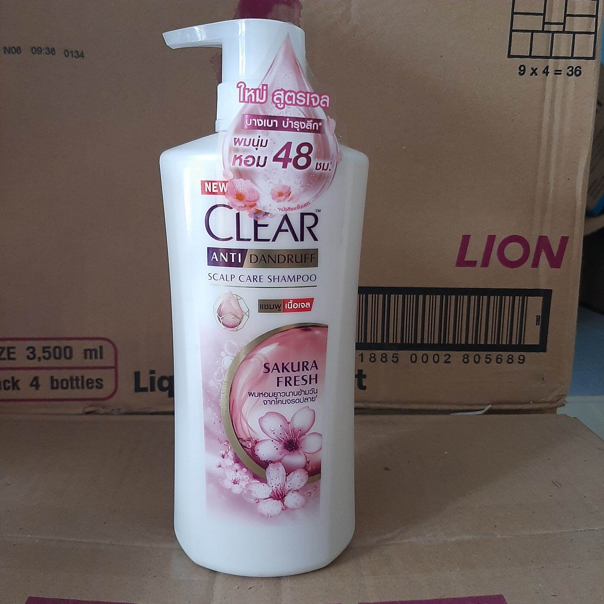Dầu gội Clear Thái Lan sakura 400ml hàng chuẩn sạch mềm tóc