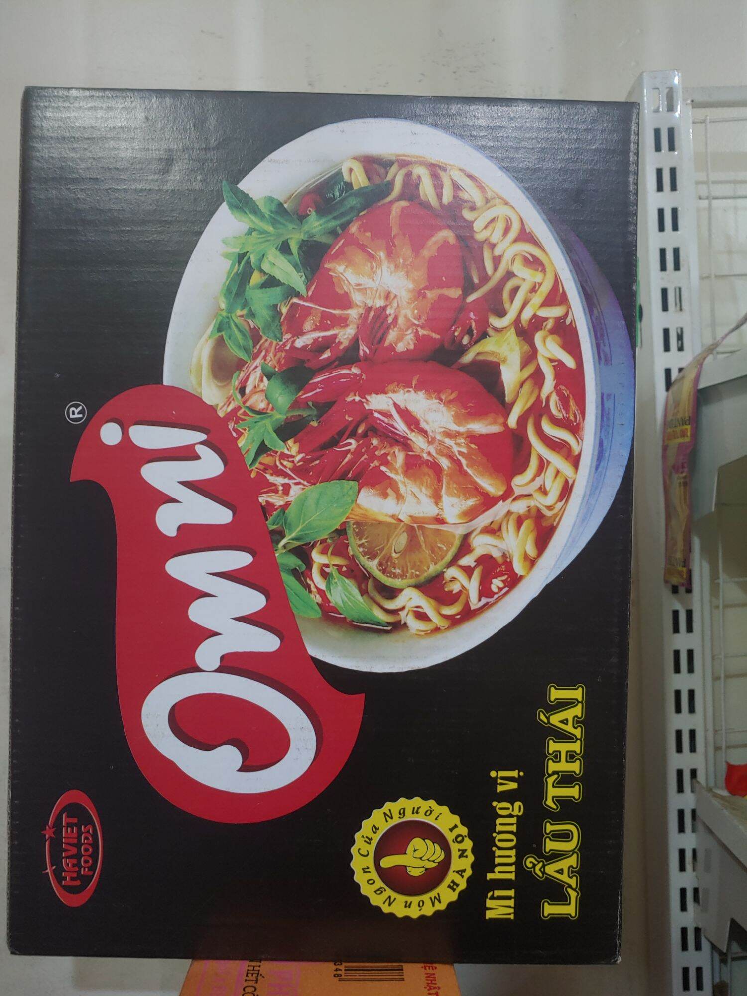 Mì Omni bát lẩu thái thùng 12 bát