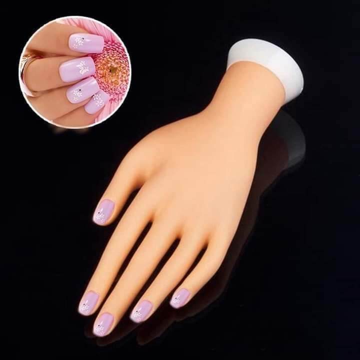 BÀN TAY GIẢ SILICON TẬP LÀM NAIL