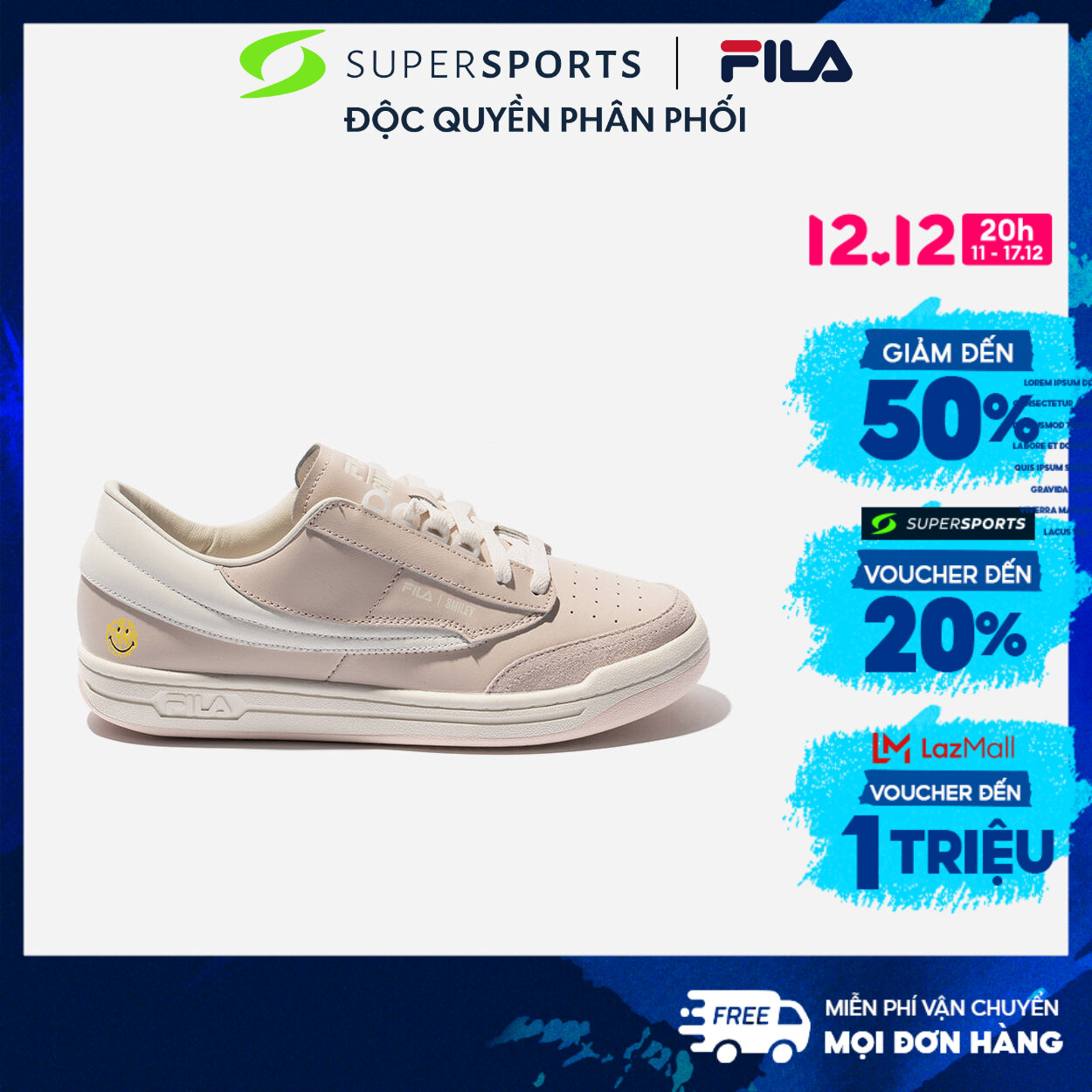 FILA Giày sneaker unisex Original Tennis X Smiley Tag 1TM02008F-668