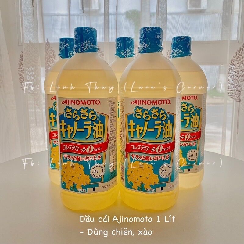 Dầu hoa cải/dầu hạt cải Ajinomoto 1 Lít