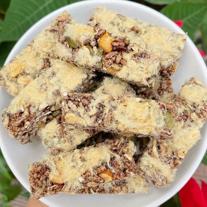 Thanh gạo lứt ngũ cốc chà bông