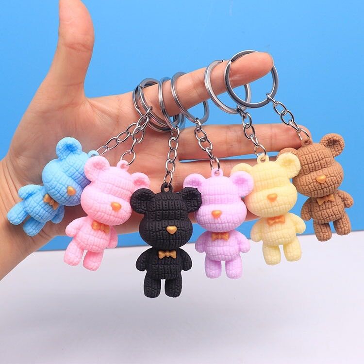 Móc khóa vịt đi học cute - Móc khóa vịt đội nón đi học hoạt hình nhiều mẫu cute