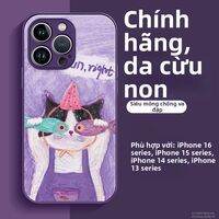 Ốp Lưng iPhone Hình Mèo Da