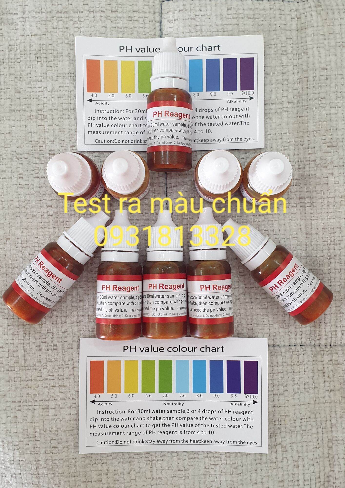 Dung dịch test pH cựa nước