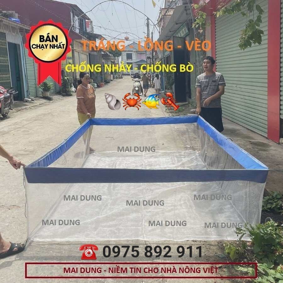Tráng lồng vèo nuôi cua ốc ếch cá lươn, chống bò chống nhảy tuyệt đối