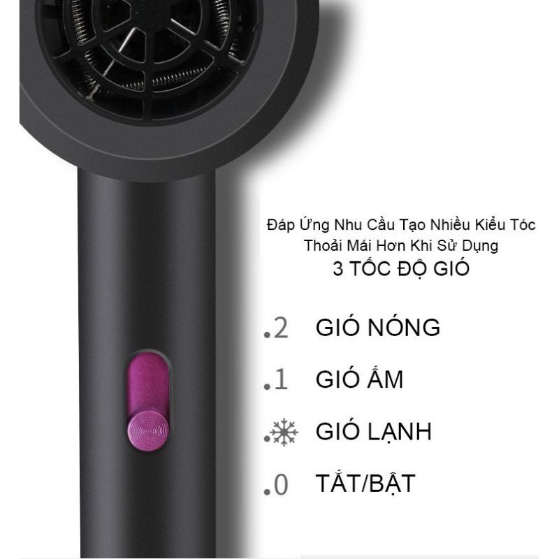 Máy Sấy Tóc Badabenc 2.0 Gập Gọn Công suất 1000w