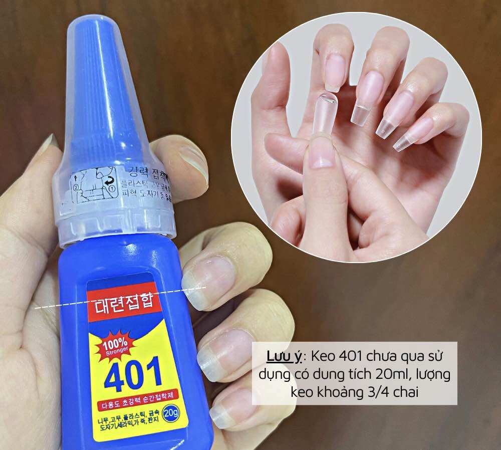 Keo 401 Gắn Móng Siêu Chắc Siêu Bền