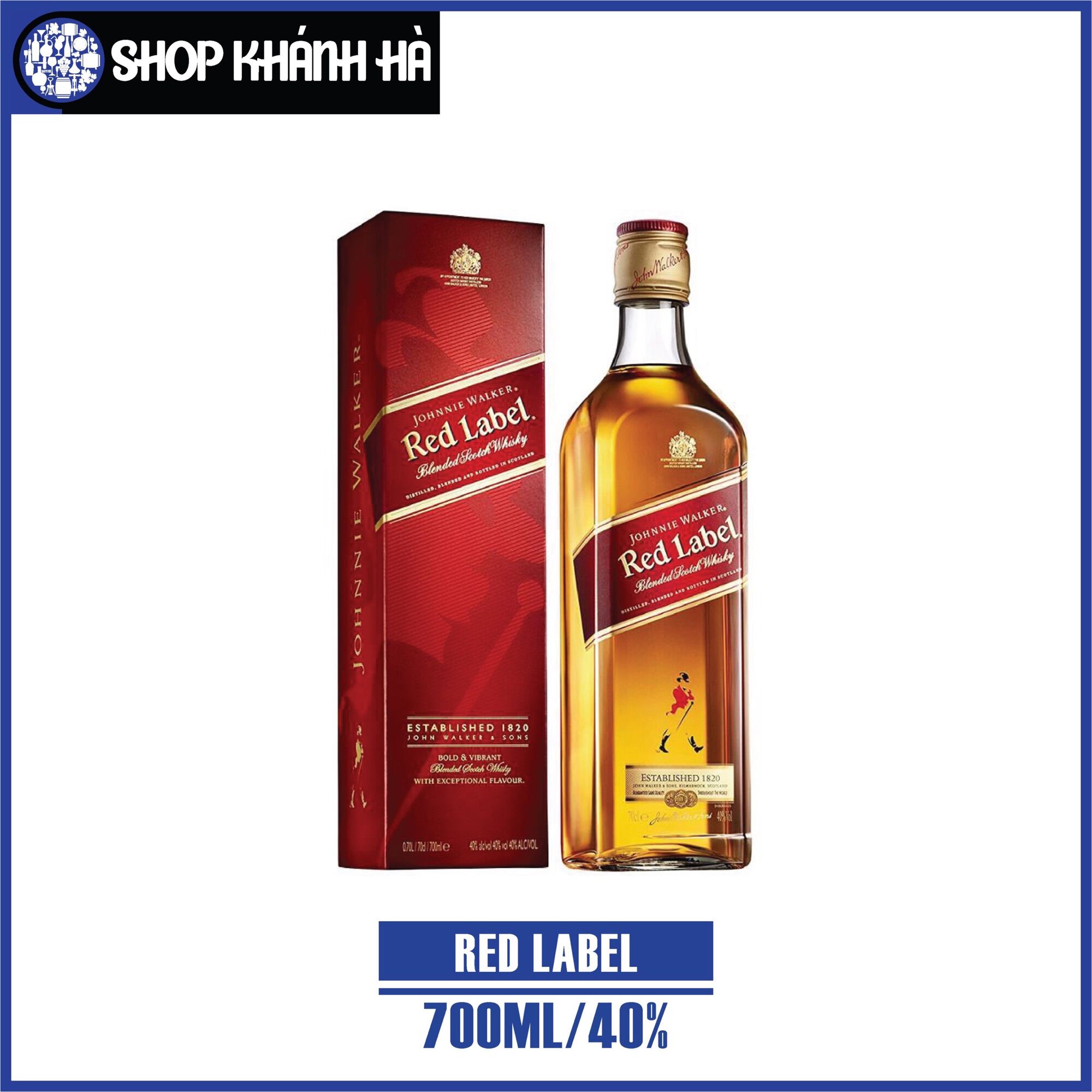 [Shop Khánh Hà] RED LABEL - CHAI/700ML - 40