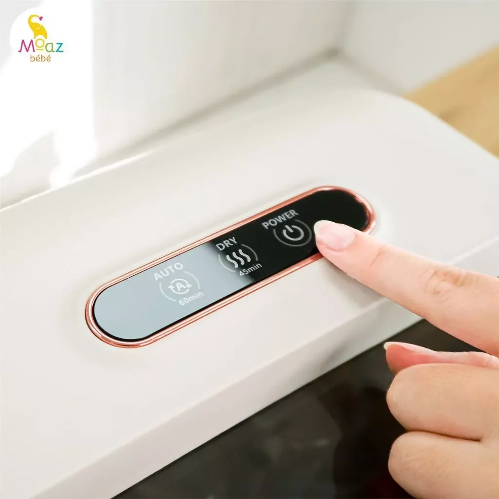 Máy úp bình sữa tiệt trùng bình sữa Moaz bebe