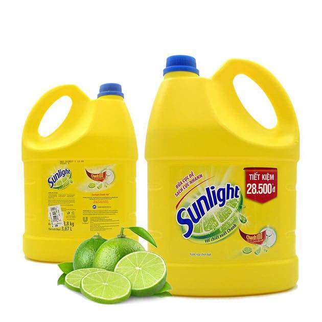  Nước Rửa Chén “ Sunlight “ Hương Chanh Can 3600ml 