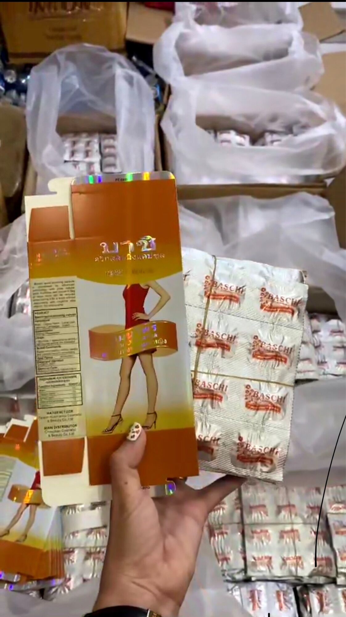 [HCM]viên giảm cân baschi cam vĩ 30v Thái slimming