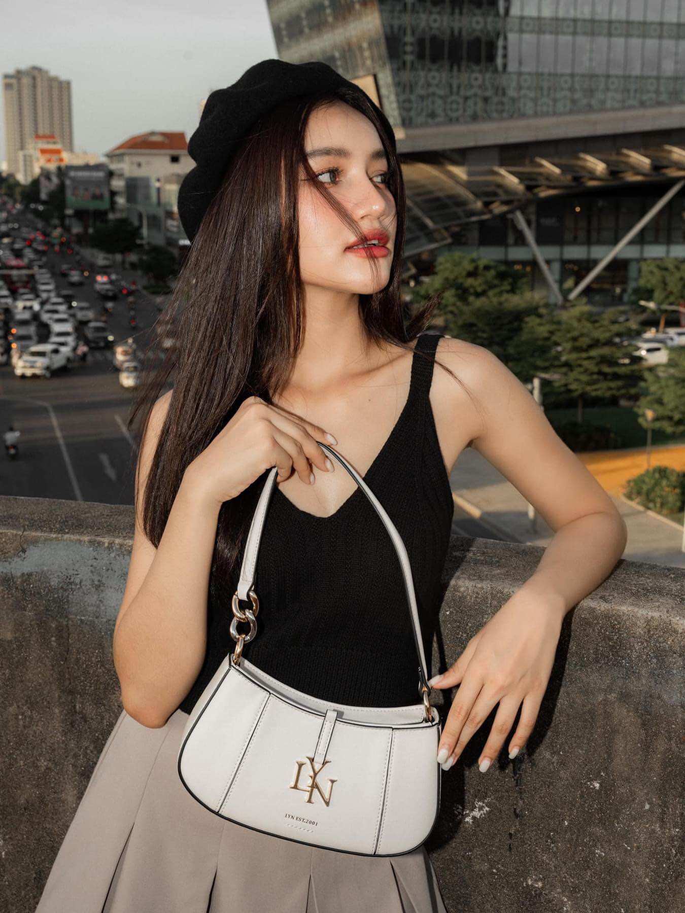 Túi lyn brighton 23cm | 4 màu sắc