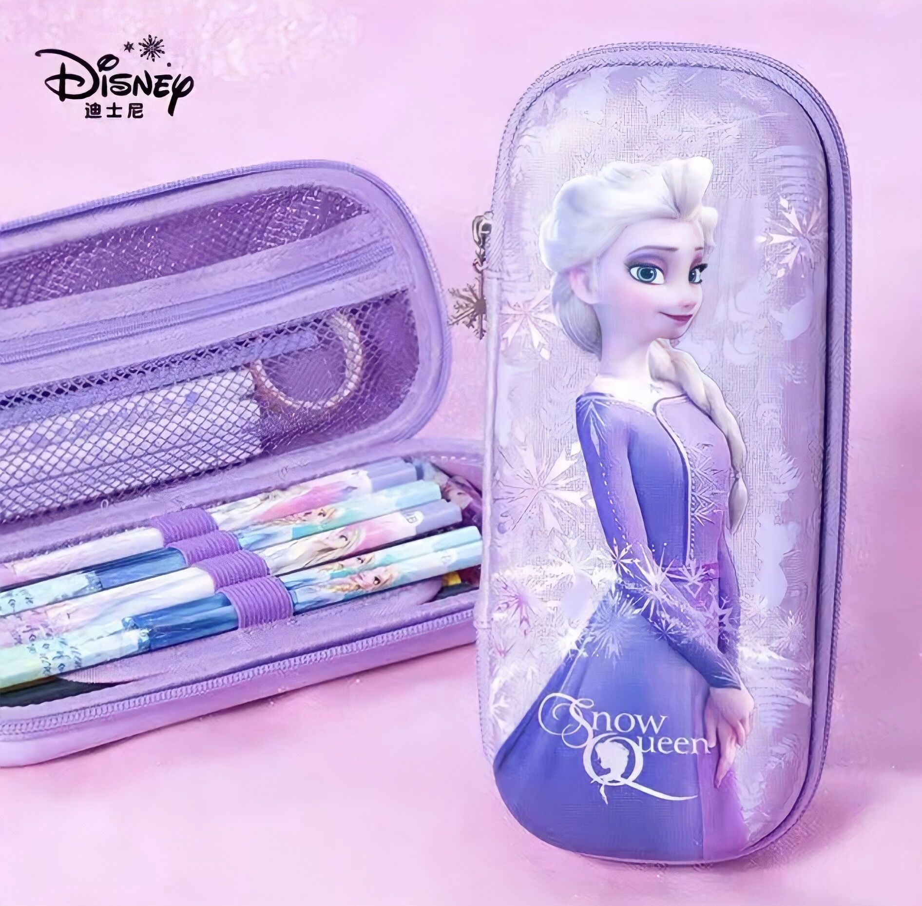 Hộp bút công chúa nổi 3D Elsa
