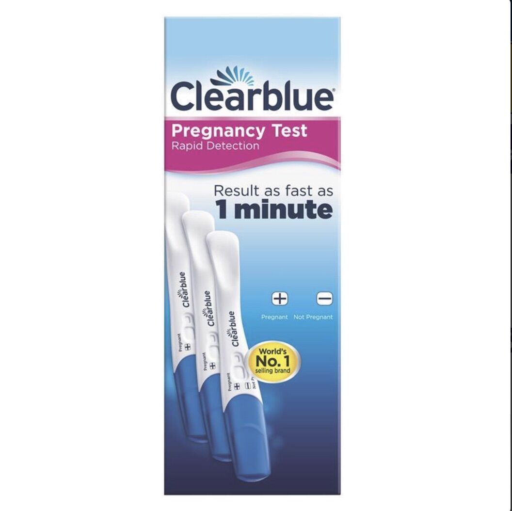 Que Thử thai cho ra kết quả nhanh 1phút / Clearblue Pregnancy Test Rapid Detection 3 Tests
