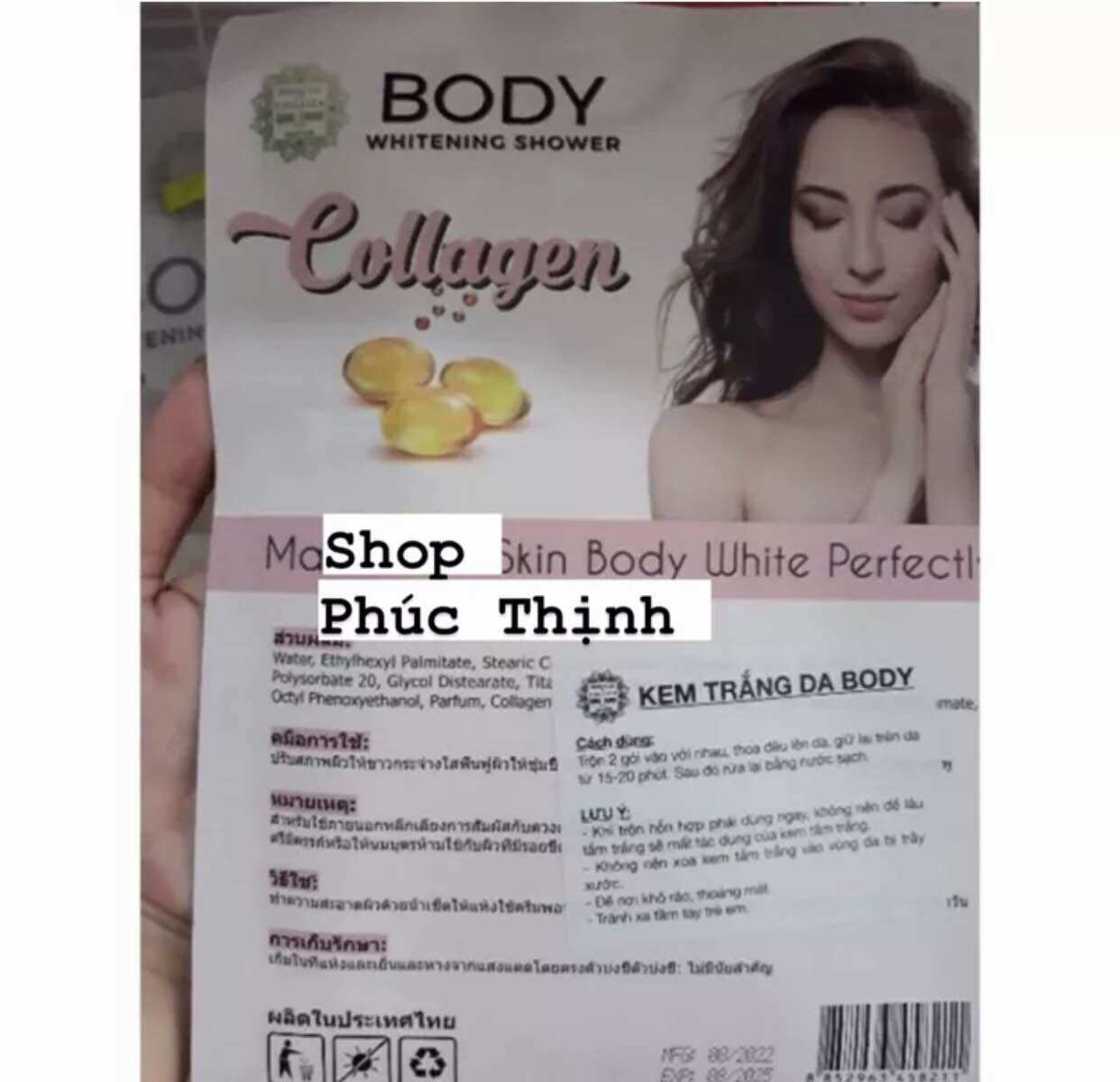 tắm trắng body collagen Thái Lan (chuẩn hàng)