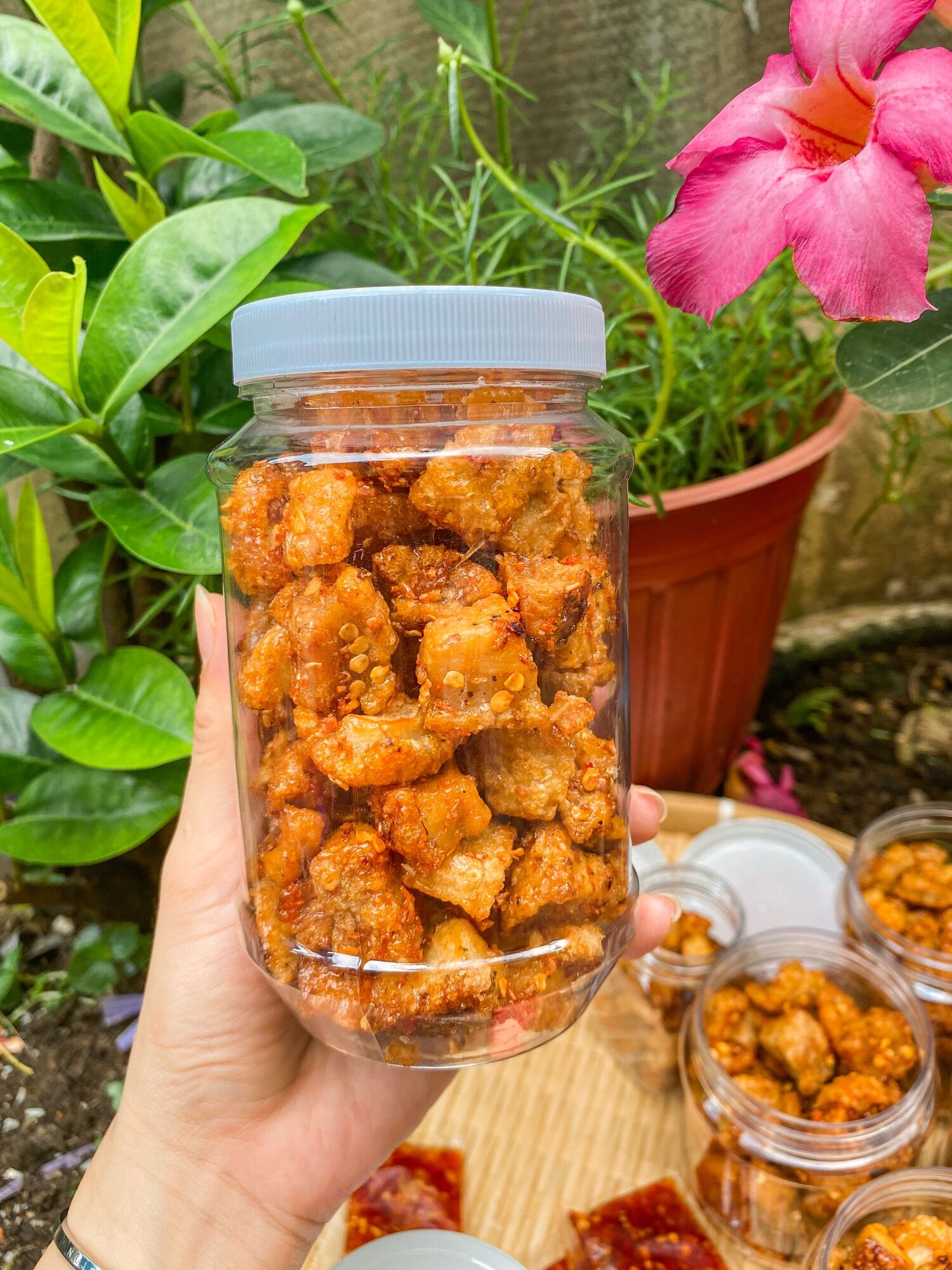 Tóp Mỡ Liền Da Rim Mắm Ớt