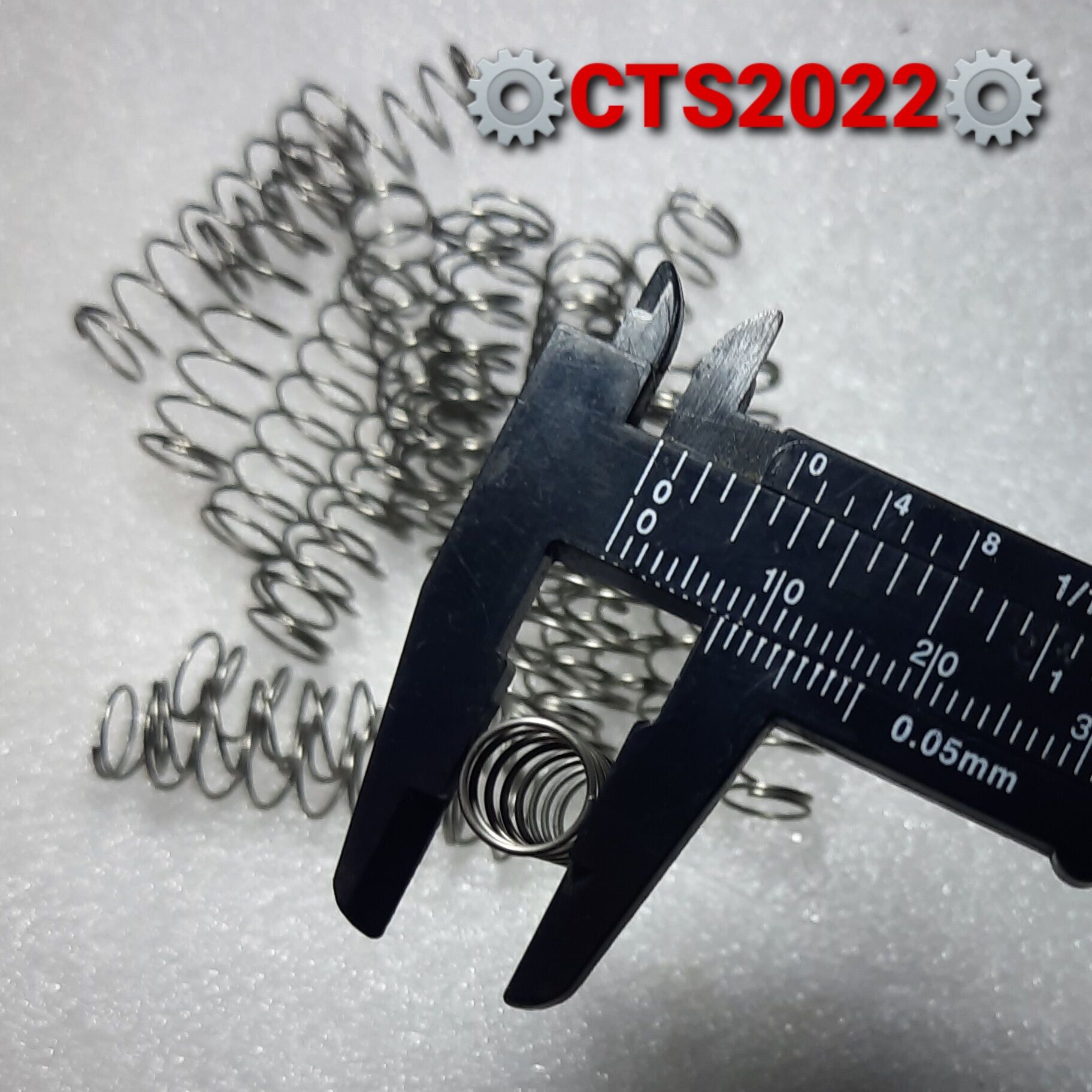 Lò xo nén inox304 phi 8mm sợi 0.6mm