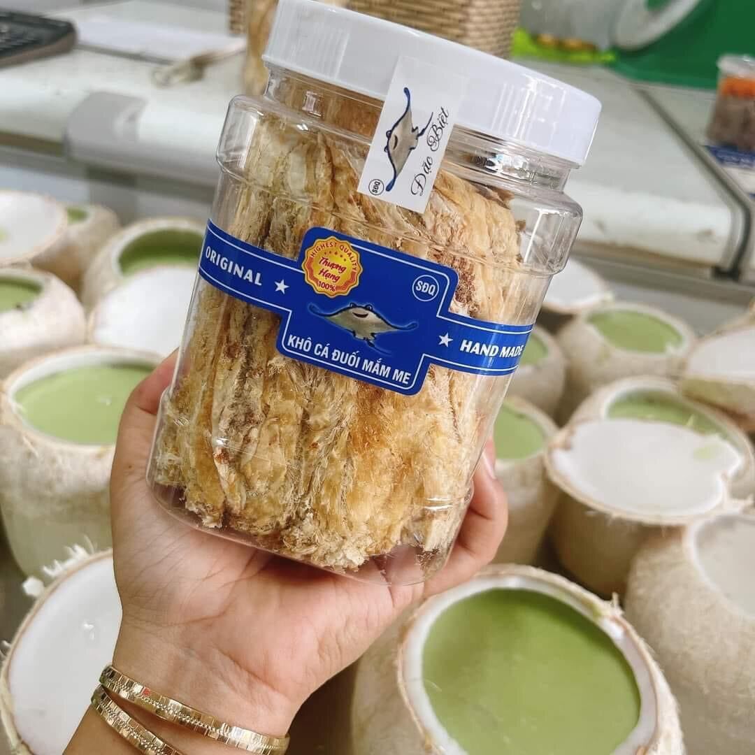 🐟🐟🐟 khô cá đuối mắm me kèm nước chấm mắm mè