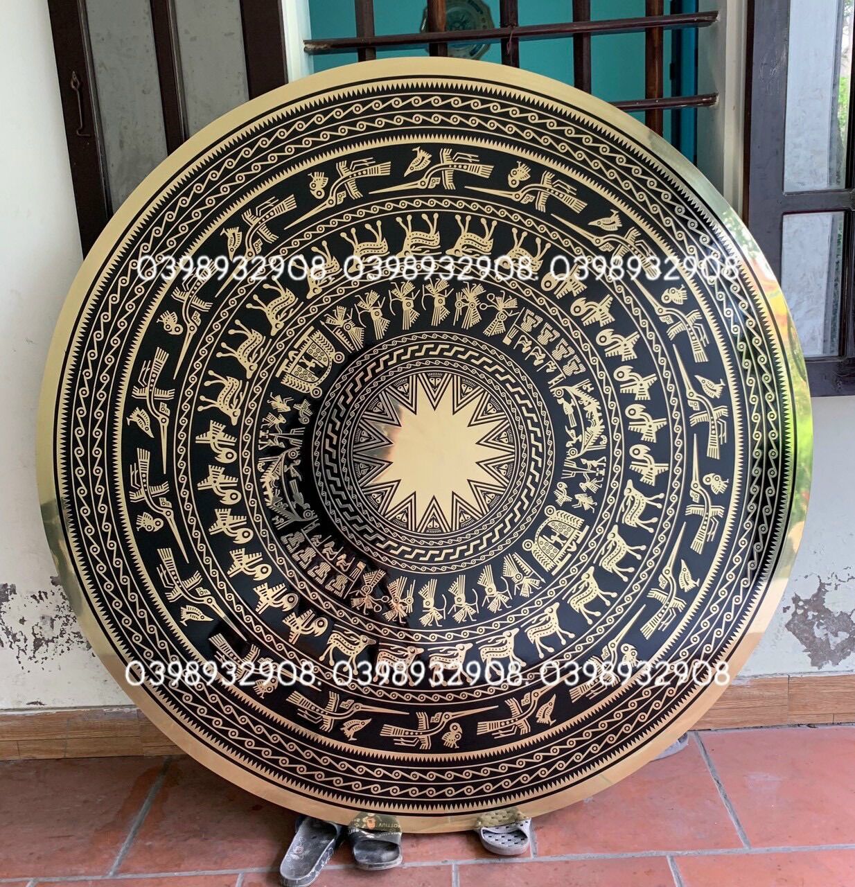 TRỐNG ĐỒNG 60 CM CHẤT LIỆU BẰNG ĐỒNG