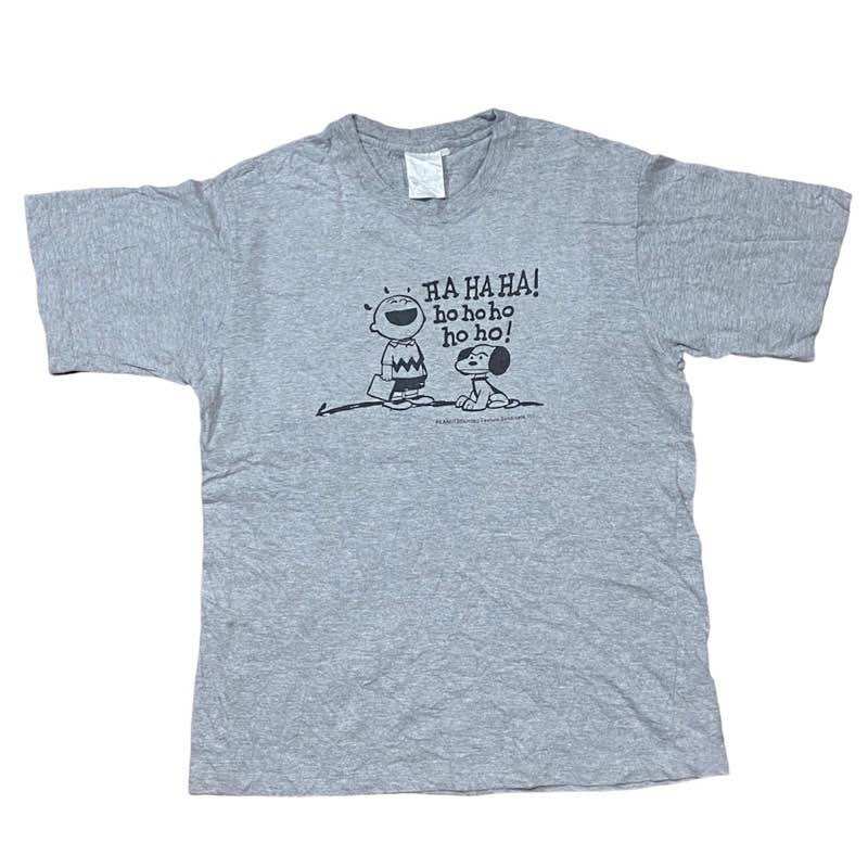 Áo thun mỹ 2hand hoạt hình hiệu peanuts size l độ mới cao