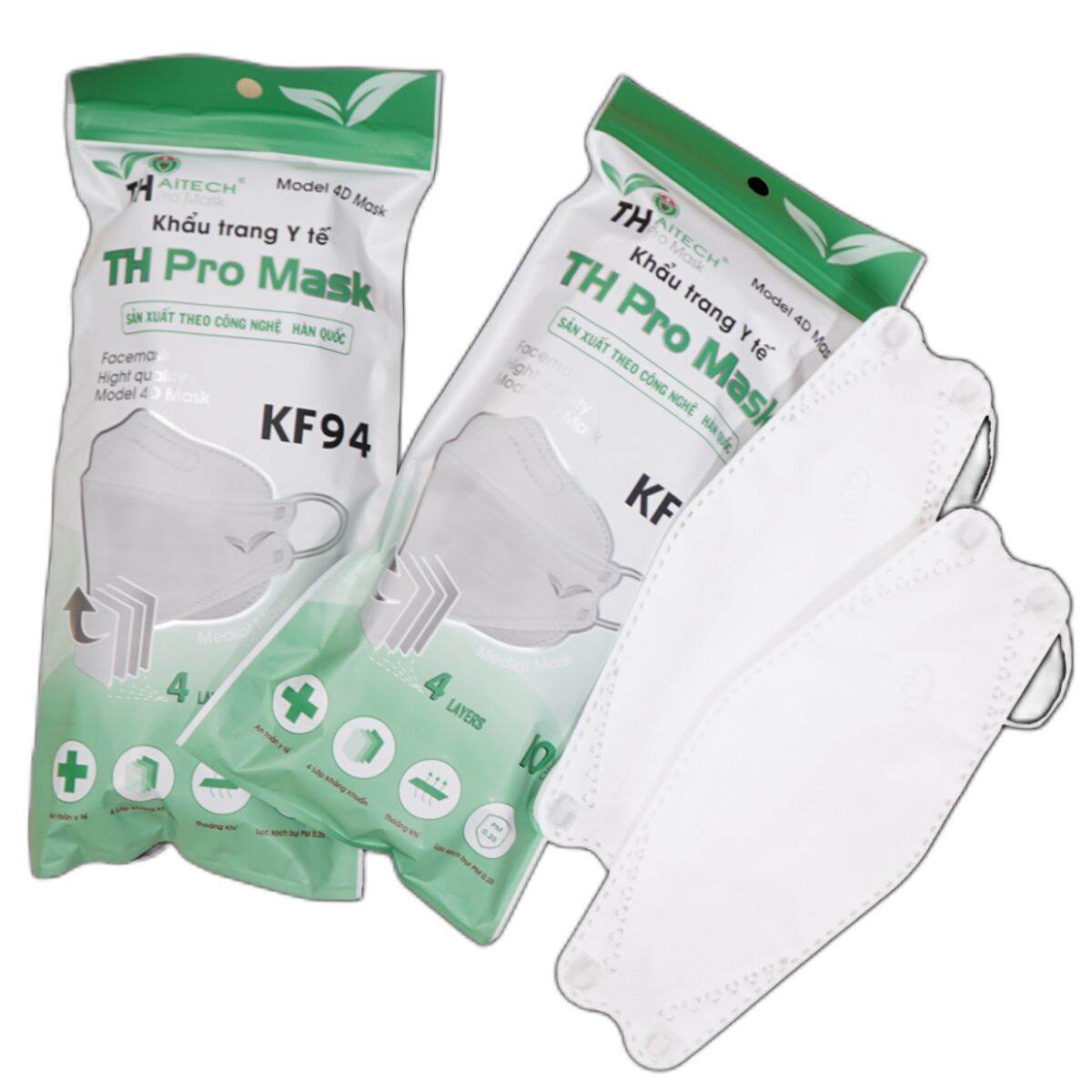 Khẩu trang kháng khuẩn kf94 loại i th pro mask
