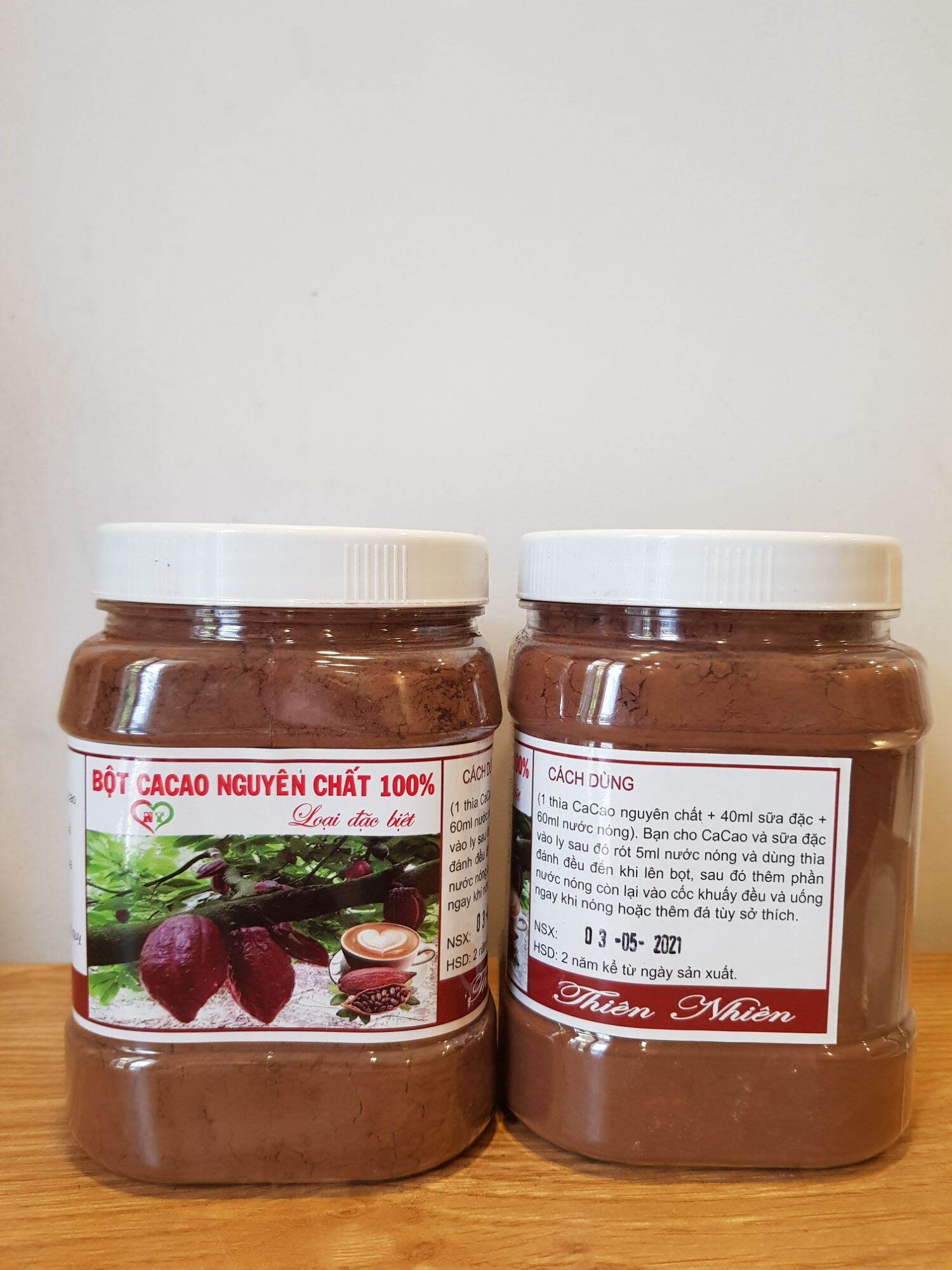 BỘT CA CAO DAKLAK 100% NGUYÊN CHẤT- KHÔNG ĐƯỜNG ( HỘP 500 GRAM)