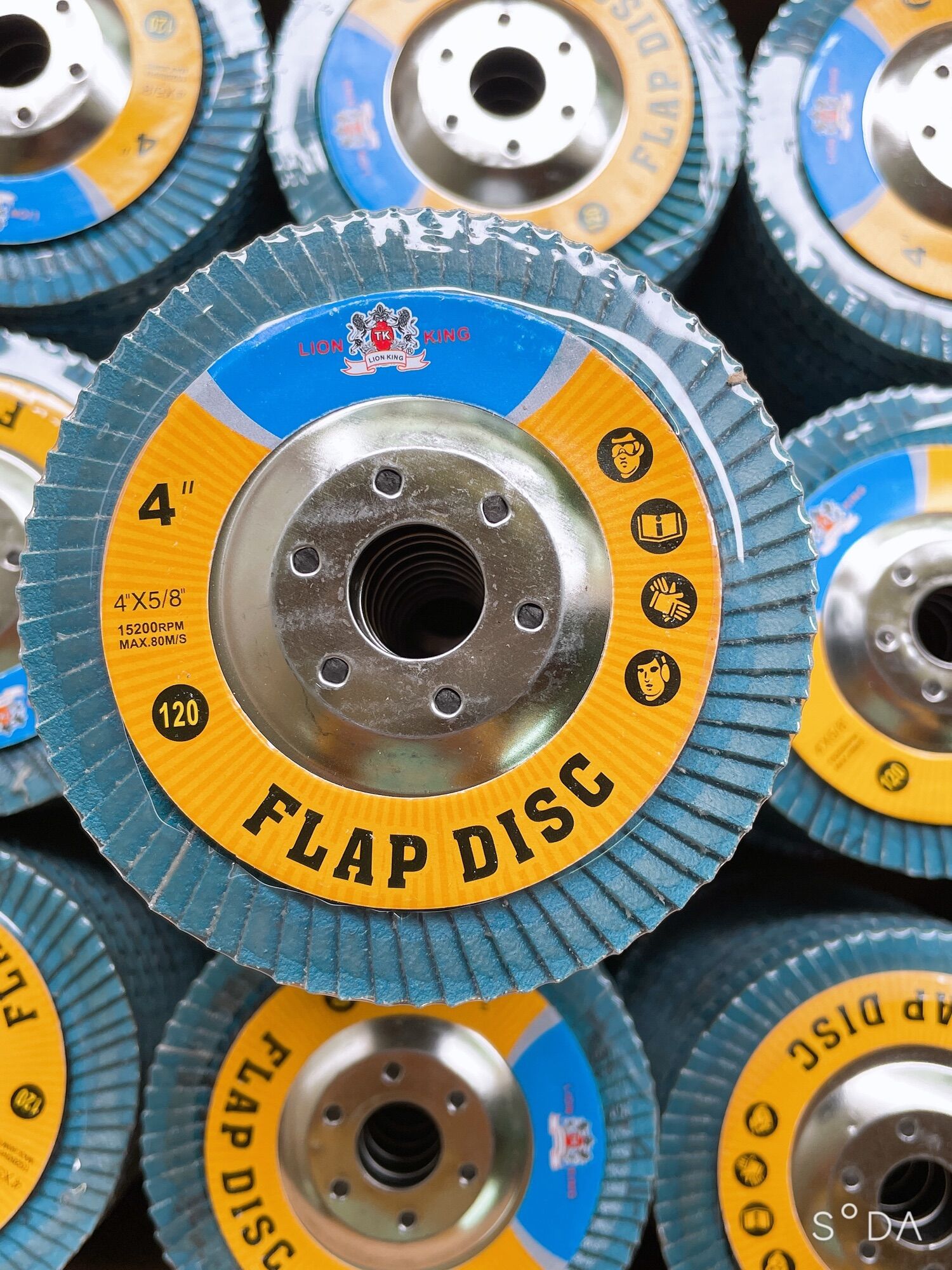 Nhám xếp xanh lionking 1 tấc a40,a60,a80,a120