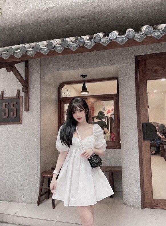 50-95kg Bigsize ĐẦM BABYDOLL CỔ TIM