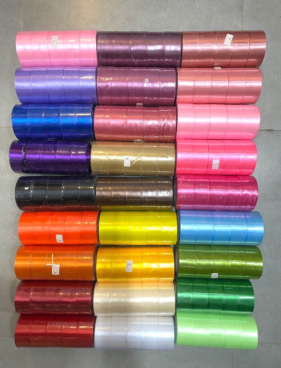 Ruy băng lụa bản 4cm cuộn 22