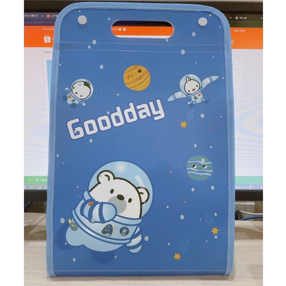 Cặp Đựng Hồ Sơ Tài Liệu Giấy Tờ A4 Cỡ Lớn Túi Nhiều Ngăn Có Khoá Số, Quai Xách Cầm Tay - Túi Đựng Tài Liệu