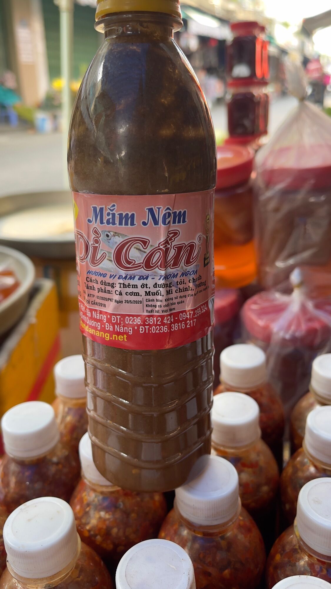 Mắm nêm dì cẩn đặc sản Đà Nẵng chai 500g