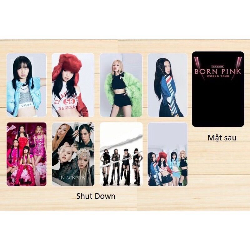 Set 8 ảnh bo góc Blackpink Born Pink