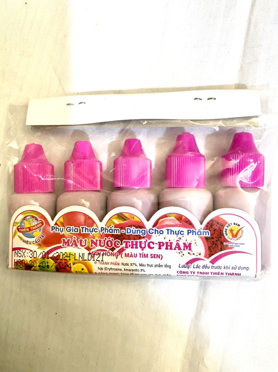 Màu thực phẩm ( sét 12lọ)