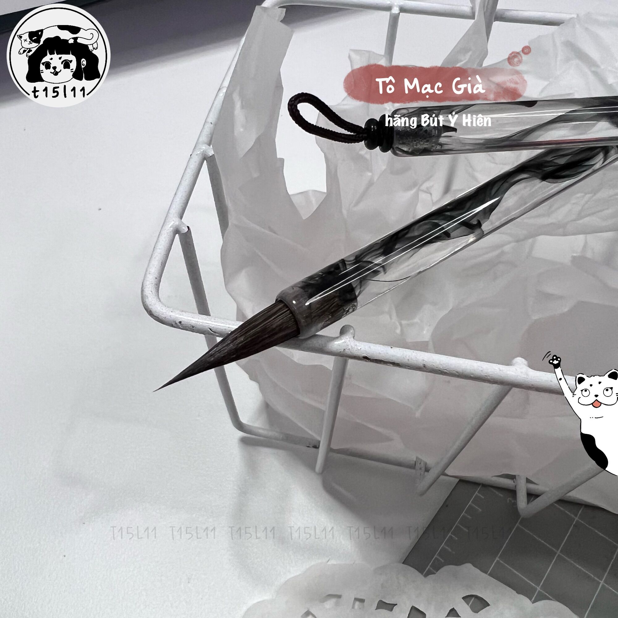 Cọ thư pháp tô mạc già-hãng bút ý hiên