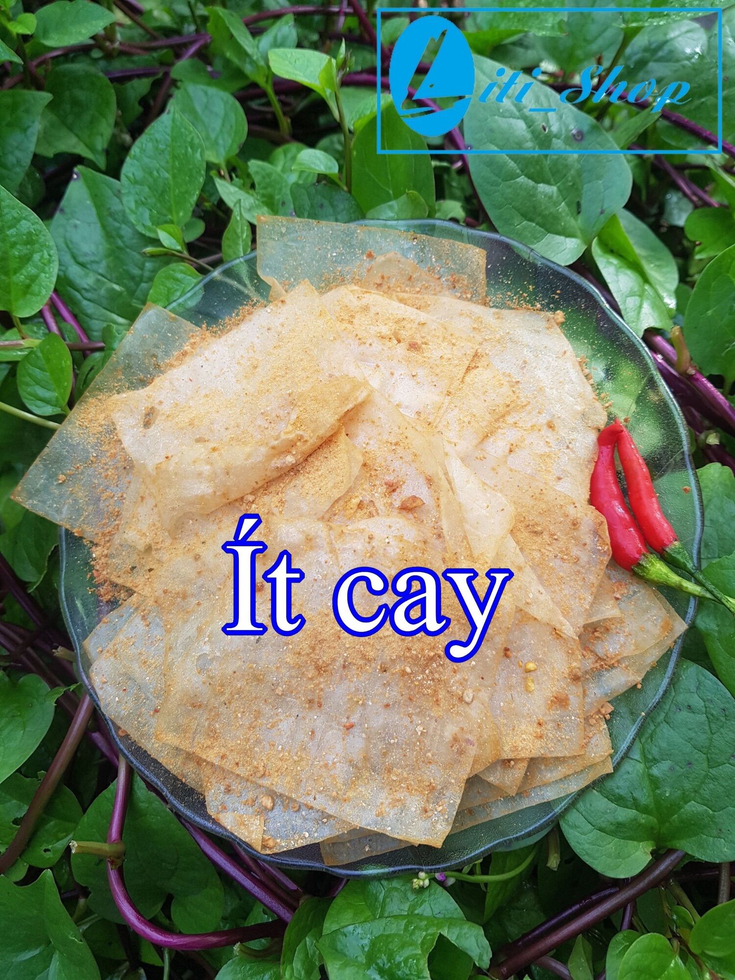 [Ít cay] Bánh tráng trộn Muối nhuyễn - Tỏi phi (Bánh tráng Xì Ke 500gr)