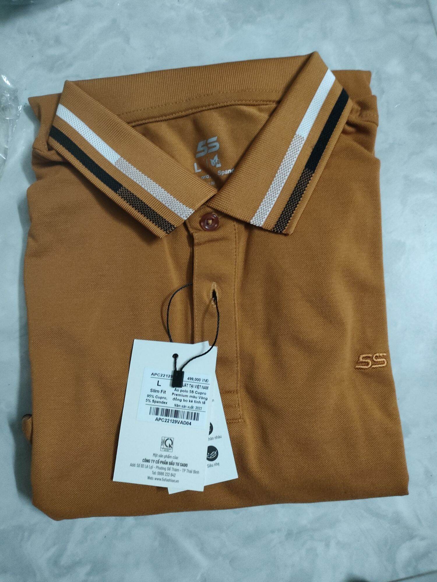 Áo polo nam 5S chính hãng